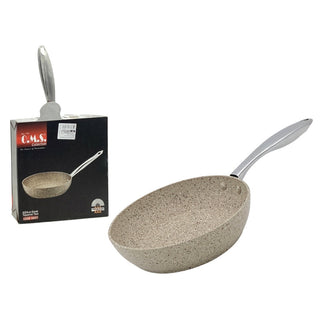 Sartén 24 cm – crema / plateado