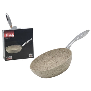 Sartén 28 cm – crema / plateado