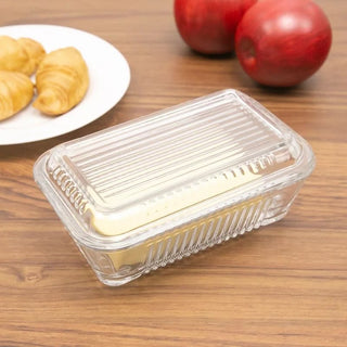Mantequillera De Vidrio Con Tapa 10 Cm