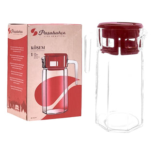Glass Pitcher with Lid 1.5 Liters