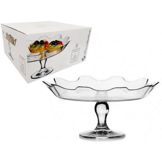 Dulcera De Vidrio Patisserie Modelo Splash Pasabahce 26 Cm Color Transparente