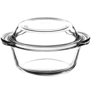 Refractory Pot with Lid 1.45 Liters