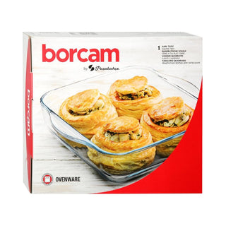 Bandeja De Vidrio Refractaria Borcam 1,9 Litros