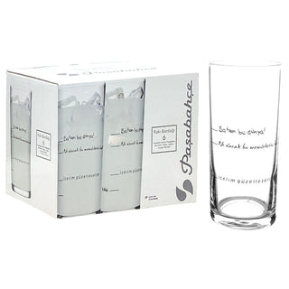 Vaso (Raki Bardaqi) 6 piezas 205 cc – transparente
