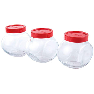 Juego de 3 Envase Bella Con Tapa 200 ML