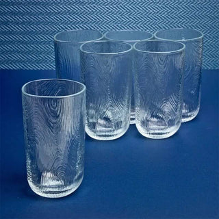 Juego de Vasos De Vidrio 6 Piezas 355 ML