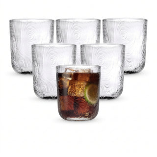 6 Piece Glass Tumbler Set 270 ML