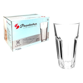 Vaso (Casa Blanca) 6 piezas 365 cc – transparente
