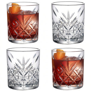 4 Piece Glass Tumbler Set 7 Oz