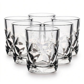 6 Piece Glass Shot Glass Set 60 ML Ounces
