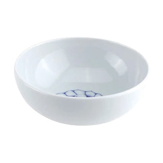 Vajilla De Porcelana 24 Piezas, 6 Puestos, Color Blanco Motivos En Azul