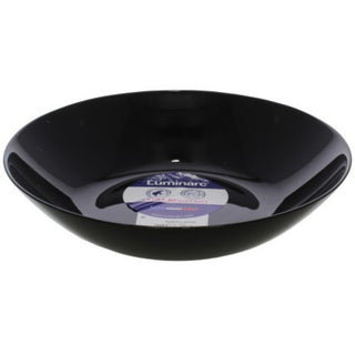 Plato Hondo De Vidrio 20 Cm Color Negro Luminarc-Francia