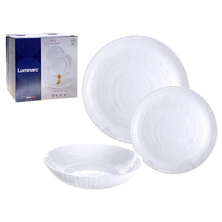 Juego de vajilla (Ammnite White) 18 piezas 26/21/19.5 cm