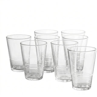 Juego De 6 Vasos De Vidrio 6 Piezas 200 ML