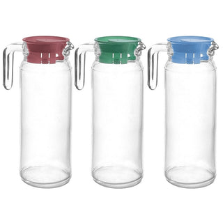 Jarra De Vidrio Con Tapa 1,10 Litros