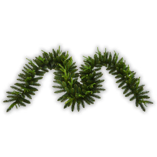 Guirnalda de Navidad Verde Cachemira Espiga Mixta 2,7 Metros 360 Puntas