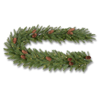 Guirnalda de Navidad Verde Full PE, 2,70 Metros, 810 Puntas, Sin Luces