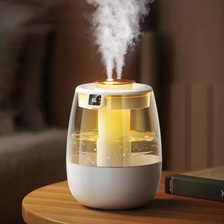 Difusor de Aceites Aromáticos Ultra Silencioso 1,2 Litros, Luz Led