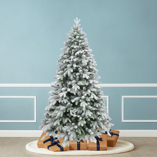 Arbol de Navidad Nevado Espiga Mixta 2,13 Metros, 2228 Puntas