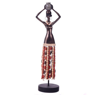 Figura Decorativa Mujer Africana 39 CM