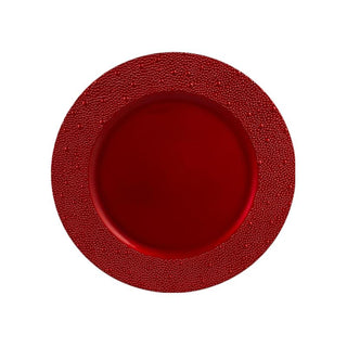 Plato Decorativo De Fondo Rojo 33 CM