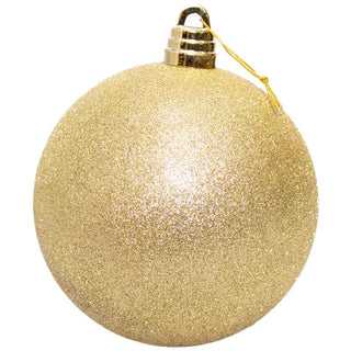 Bambalina De Navidad 15Cm Big Glitter Color Dorado