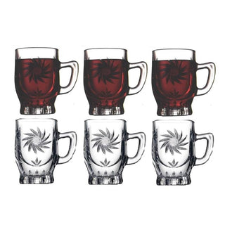 Juego de Taza de Cafe Estilo Irlandes Copa 6 Piezas 155 Cc